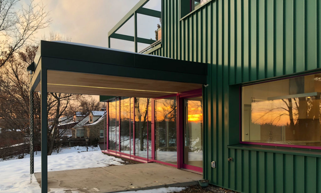 Lexington Parkway Passive House Plus covered patio