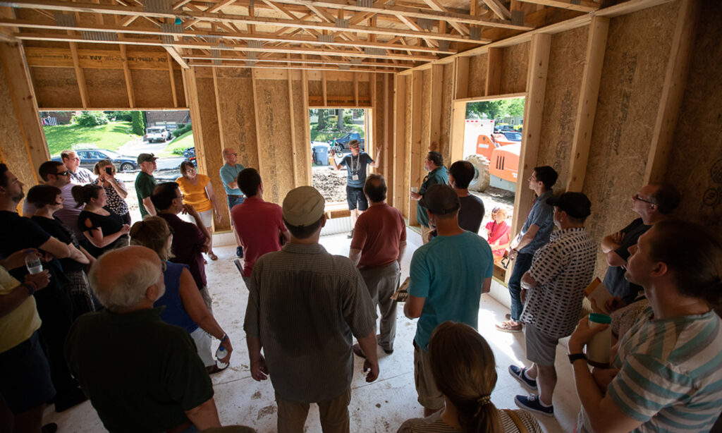 Good Energy Haus Passive House construction tour