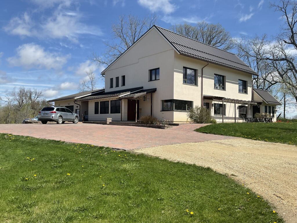 Northfield Passive House Farm entry perspective